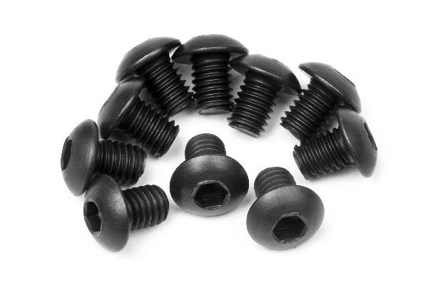 HPI 100558 - BUTTON HEAD SCREW M3X4MM (HEX SOCKET/10PCS)