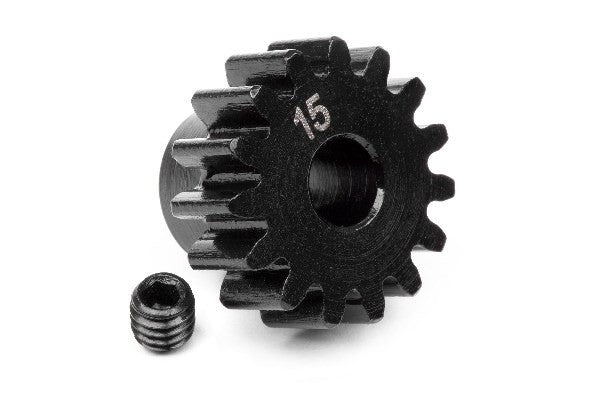 HPI 100914 - PINION GEAR 15 TOOTH (1M/5MM SHAFT)
