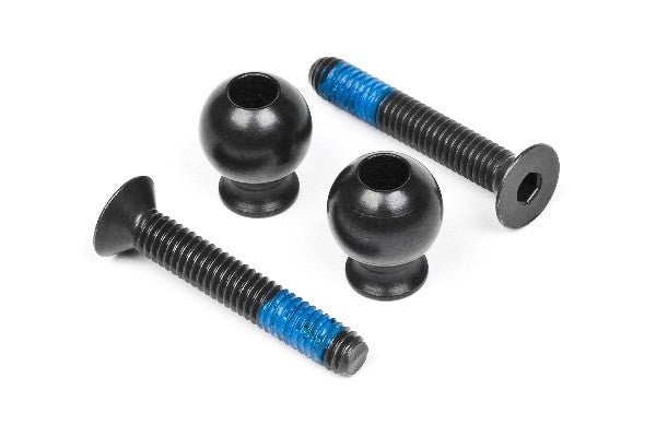 HPI 101107 - SCREW & BALL FRONT UPPER ARMS