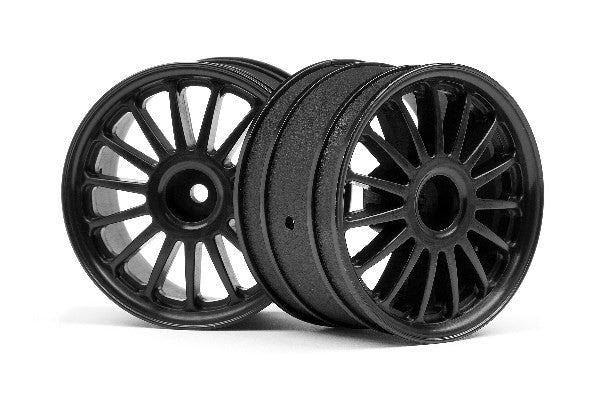 HPI 107972 - WR8 TARMAC WHEEL BLACK (2.2INCH57X35MM/2PCS)