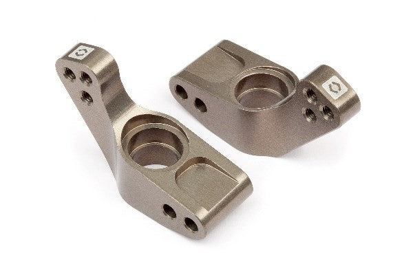HPI 108021 - ALUMINUM REAR HUB CARRIER SET (0 DEG/HARD ANODIZE)