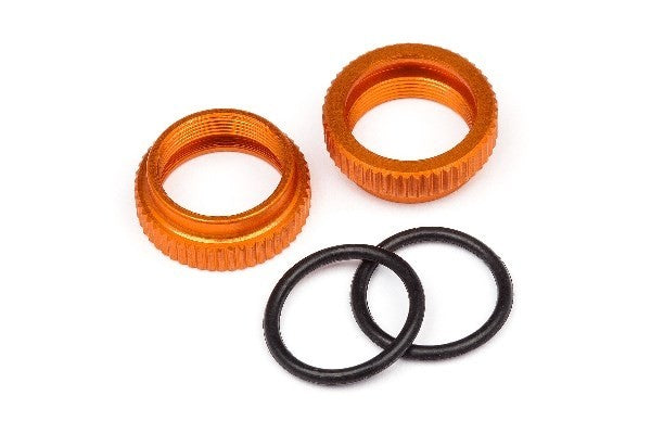 HPI 108072 - ALUMINUM SHOCK ADJUSTER (ORANGE/2PCS)