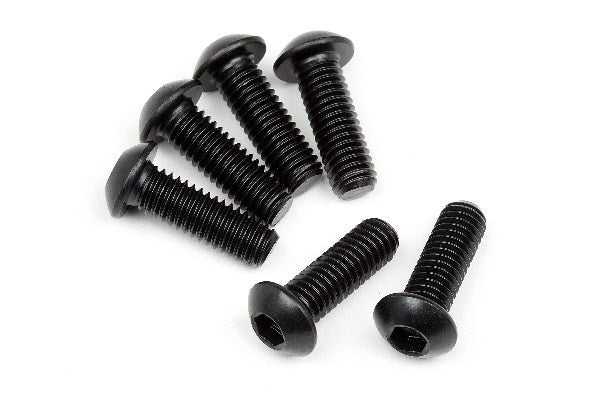 HPI 108709 - BUTTON HEAD SCREW M6X18MM (HEX SOCKET) (6PCS)
