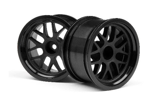 HPI 109156 - BBS SPOKE WHEEL 48X31MM BLACK (9MM OFFSET/2PCS)