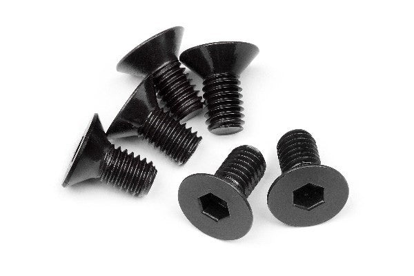 HPI 109919 - FLAT HEAD SCREW M6X12MM (HEX SOCKET/6PCS)