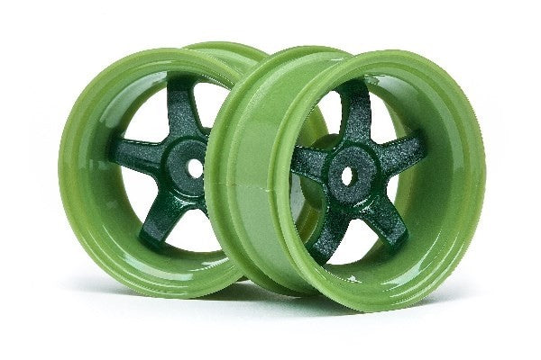 HPI 111091 - WORK MEISTER S1 WHEEL GREEN (6MM OFFSET/2PCS)