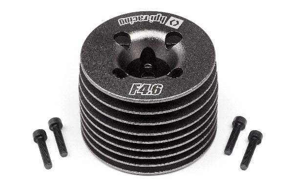 HPI 111605 - ALUMINUM HEATSINK HEAD (GUNMETAL/F4.6 V2)