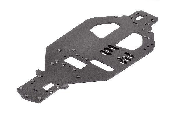 HPI 112713 - MAIN CHASSIS (GUNMETAL)