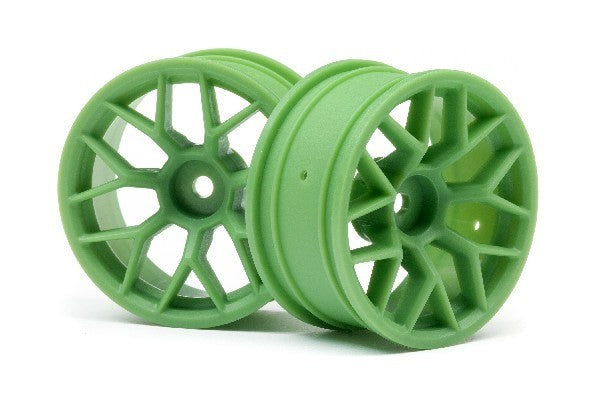 HPI 112811 - RTR WHEEL 26MM GREEN (6MM OFFSET/2PCS)