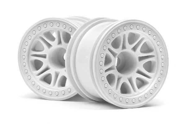 HPI 113339 - SPLIT 8 TRUCK WHEEL (WHITE/2PCS)