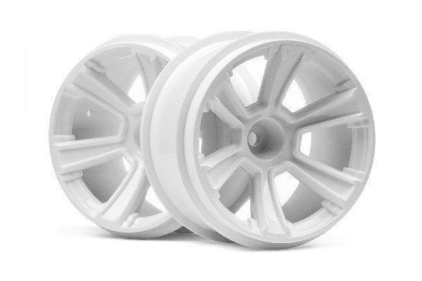 HPI 115325 - 6-SHOT MT WHEEL (WHITE/2PCS)