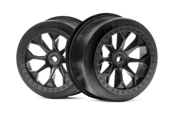 HPI 116521 - 8-SHOT SC WHEEL (BLACK/2PCS)