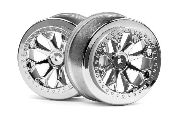 HPI 116739 - 8-SHOT SC WHEEL (CHROME/2PCS)