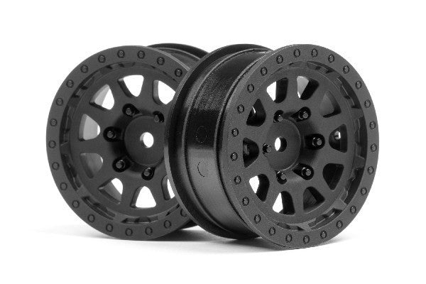 HPI 116840 - CR-10 WHEEL 1.9 (BLACK/2PCS)