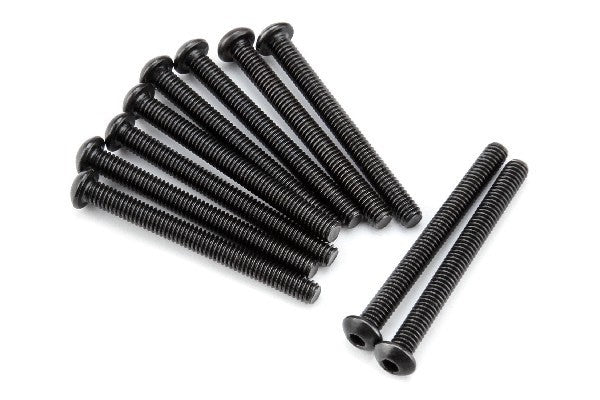 HPI 116865 - BUTTON HEAD SCREW M2.5X25MM (HEX SOCKET/10PCS)