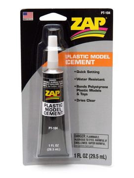 ZAP 11730032 - Plastic Model Cement 1oz/29.5ml ZAP