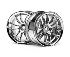 HPI 120151 - WORK XSA 02C WHEEL 26MM LIGHT GUNMENTAL (3MM/2PCS)