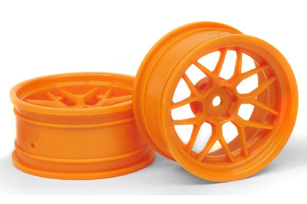 HPI 120250 - TECH 7 WHEEL ORANGE (6MM/2PCS)