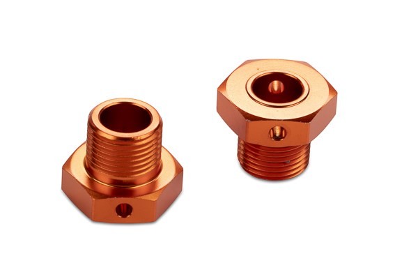 HPI 160138 - 17MM HEX HUB ADAPTOR (ORANGE/2PCS)