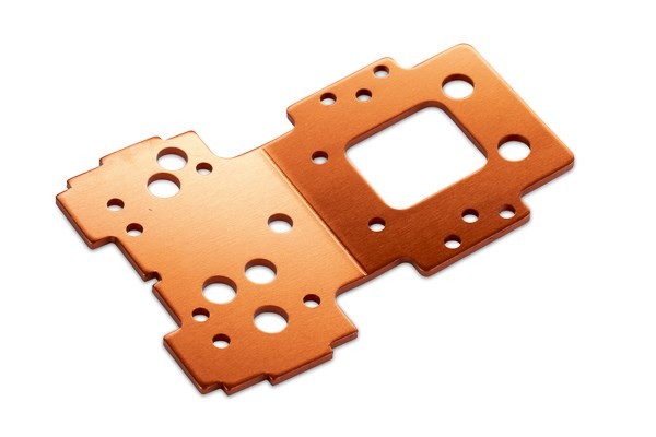 HPI 160143 - BULKHEAD LOWER PLATE 2.5MM (FLUX/ORANGE)