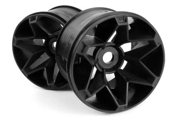 HPI 160147 - HAVOK WHEEL BLACK (3.8INX71MM/2PCS)