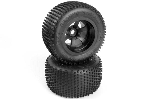 HPI 160170 - GROUND ASSAULT TIRE ON SCORCH RIM WHEEL SET