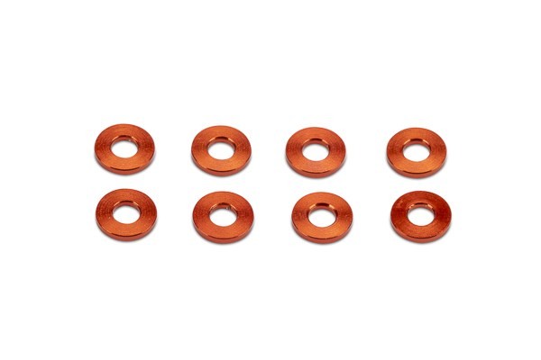 HPI 160406 - SHIM 3X7X1MM (ORANGE/8PCS)