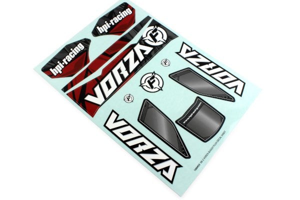 HPI 160433 - VORZA BUGGY FLUX VB-2 DECAL SHEET