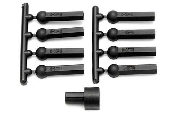 HPI A303 - HEAVY DUTY BALL CUP 4.3 X 23MM (8PCS)