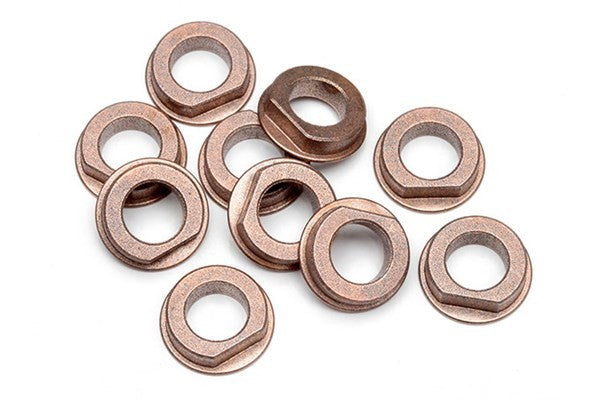 HPI B075 - FLANGED METAL BUSHING 6X10X3MM (10 PCS)