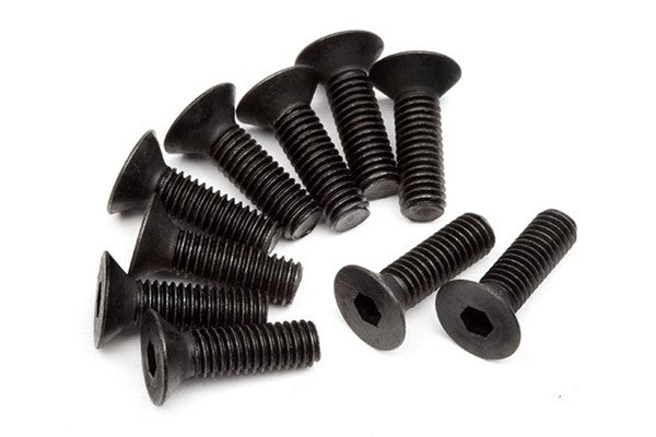 HPI Z083 - FLAT HEAD SCREW M3X10MM(HEX SOCKET/10PCS)