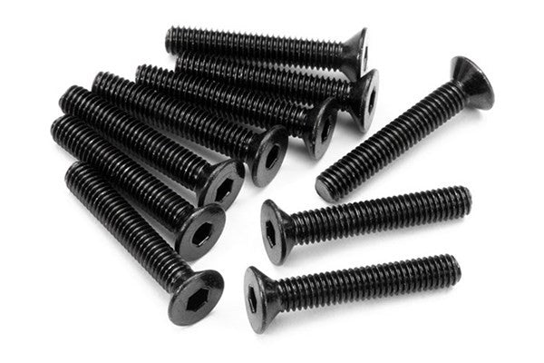 HPI Z086 - FLAT HEAD SCREW M3X18MM (HEX SOCKET/10PCS)