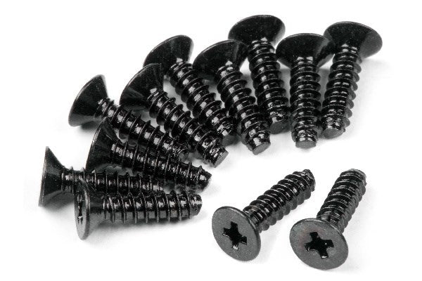 HPI Z477 - TP FLAT HEAD SCREW M2.6X10MM (12PCS)