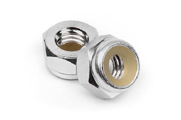 HPI Z866 - ALUMINUM LOCK NUT M4 (SILVER/10PCS)