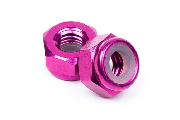 HPI Z867 - ALUMINUM LOCK NUT M4 (PURPLE/10PCS)