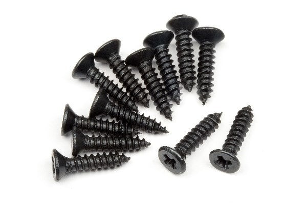 HPI 101273 - TP. FLAT HEAD SCREW M2.6X12MM (12PCS)