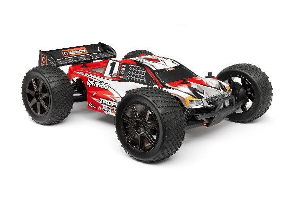 HPI 101717 - CLEAR TROPHY TRUGGY FLUX BODY W/WINDOW MASK &DECAL