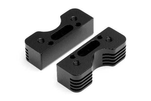 HPI 101771 - CNC ENGINE COOLING MOUNT SET TROPHY SERIES (BLACK)