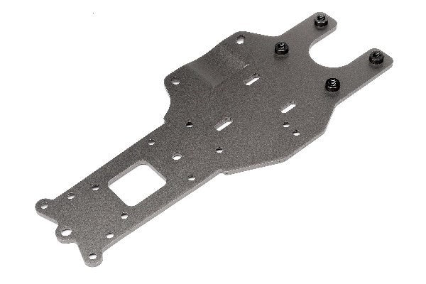 HPI 102169 - REAR CHASSIS PLATE (GUNMETAL)