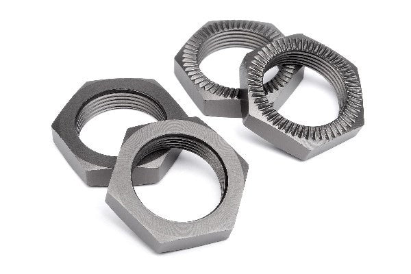 HPI 102216 - WHEEL NUT 24MM (GUNMETAL/4PCS)