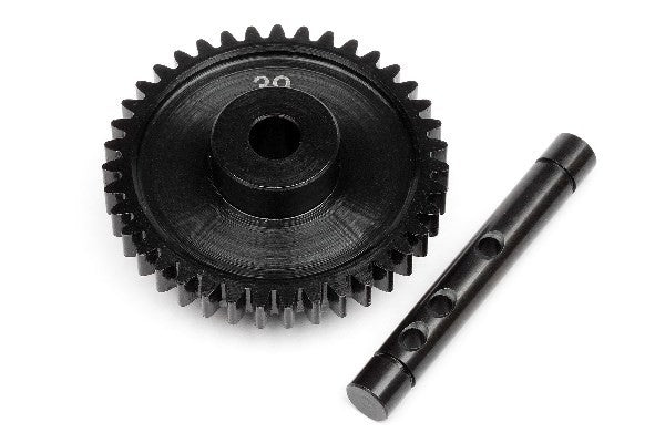 HPI 102244 - HIGH SPEED IDLER GEAR 39T / SHAFT SET