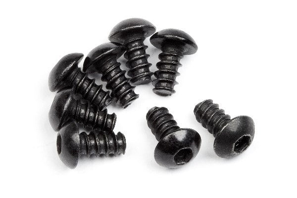 HPI 103672 - TP. BUTTON HEAD SCREW M3X6MM (HEX SOCKET/8PCS)