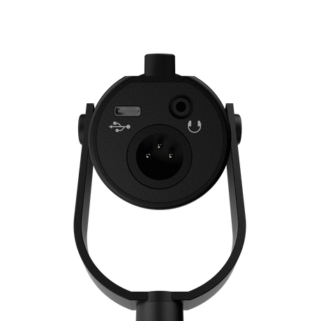 Nubi NMIC1 Dynamic USB and XLR Microphone with ANC, Black