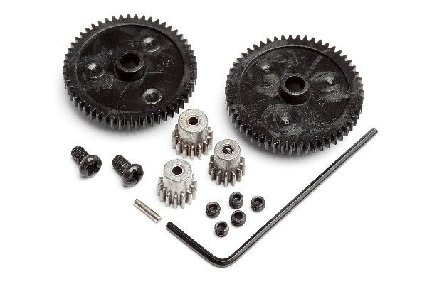 HPI 105521 - SPUR GEAR SET (2PCS)/PINION GEAR SET (3PCS)