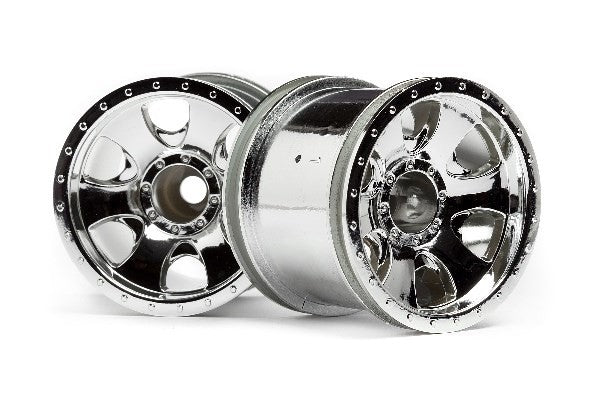 HPI 106722 - WARLOCK WHEEL CHROME (2.2IN/2PCS)