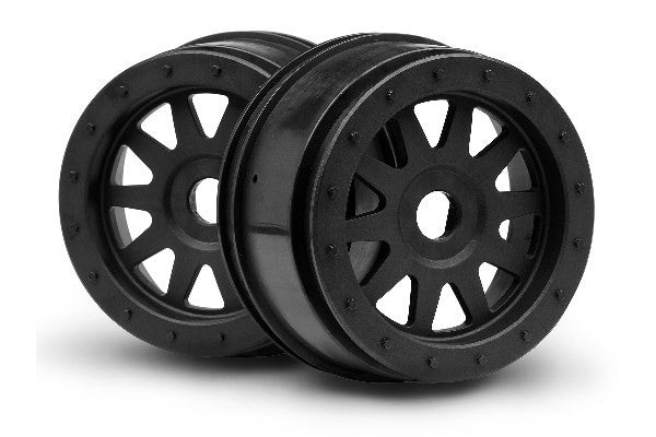 HPI 106896 - TR-10 GLUE-LOCK WHEEL BLACK (120X60MM/2PCS)