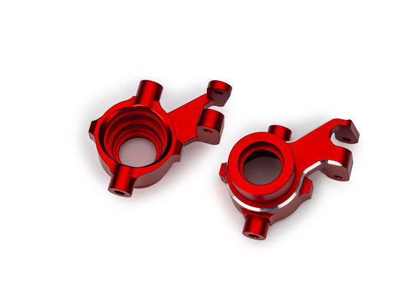 TRAXXAS 10237-RED Steering Blocks Alu Red (Pair) Maxx, Maxx Slash