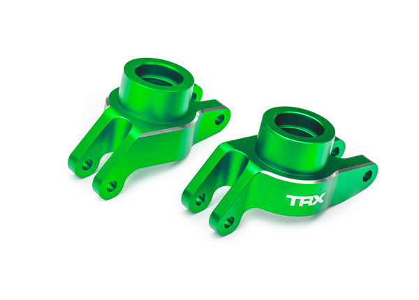 TRAXXAS 10252-GRN Stub Axle Carriers Rear Alu Green (Pair) Maxx, Maxx Slash