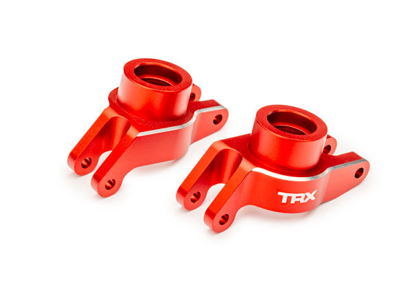 TRAXXAS 10252-RED Stub Axle Carriers Rear Alu Red (Pair) Maxx, Maxx Slash