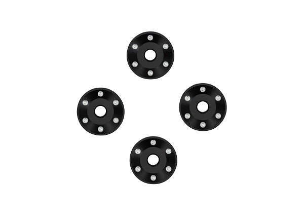 TRAXXAS 10257-BLK Wheel Washers Alu Black (4) Maxx Slash